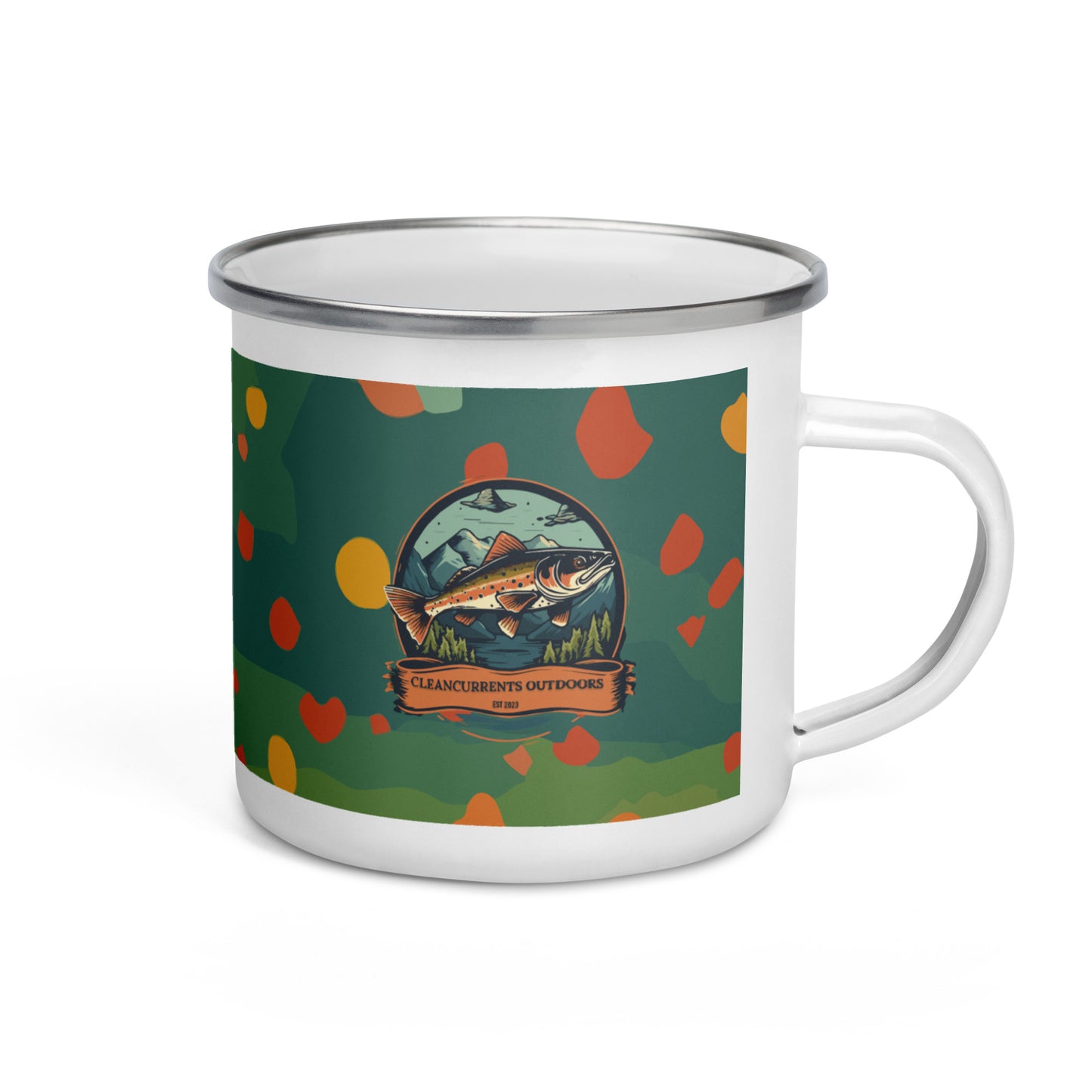 CCO Brook Trout Enamel Mug